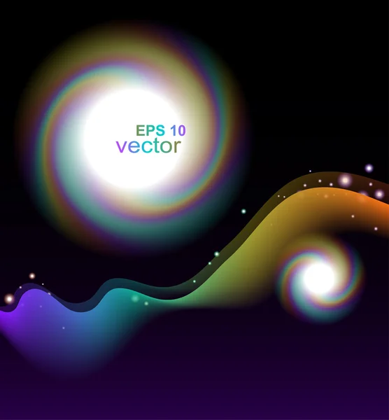 Onda vectorial abstracta — Vector de stock