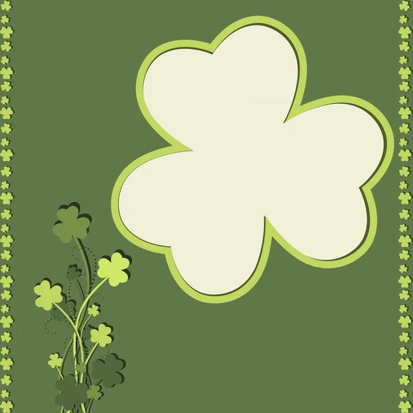Carte du jour de St Patrick — Image vectorielle
