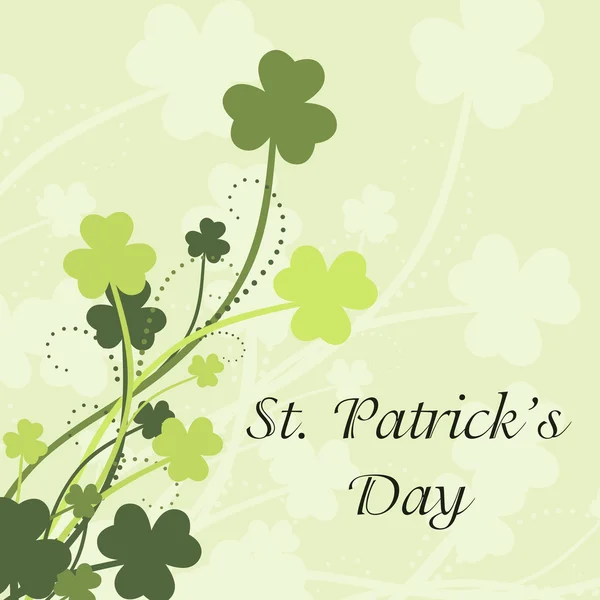 St Patrick's Day card — Stock Vector