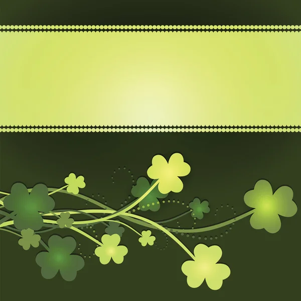 St Patrick's Day card — Stock Vector