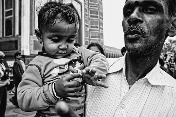 India, in de buurt van taj mahal — Stockfoto