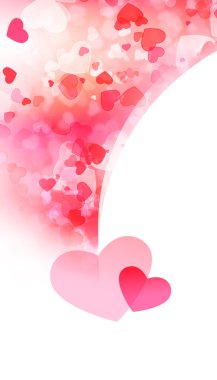 Background of hearts clipart