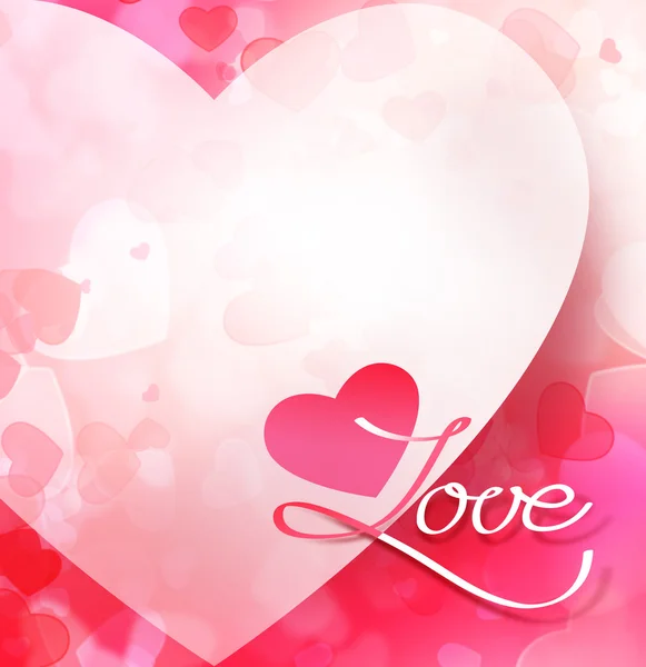 Kärlek & hjärtan. illustration. — Stockfoto