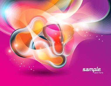 Abstract colorful vector background clipart