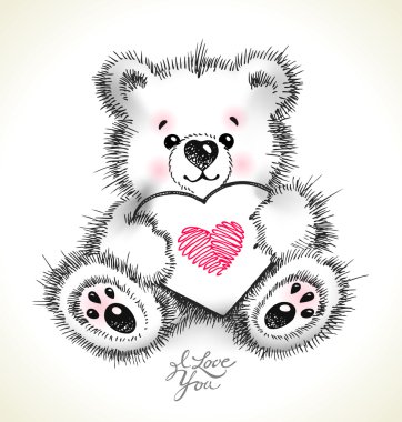 Download Cute Teddy Bear Free Vector Eps Cdr Ai Svg Vector Illustration Graphic Art