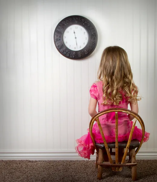 A child in time out or in trouble — Stock Photo, Image