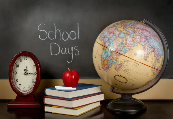 School dagen krijt Pension — Stockfoto