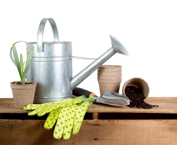 Různé zahradnické nástroje — Stock fotografie