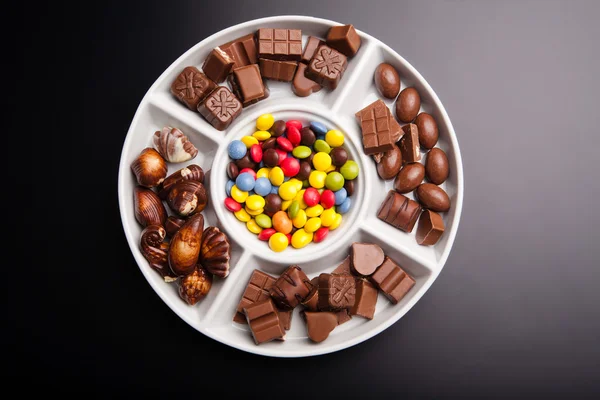 Dulces de chocolate de colores —  Fotos de Stock