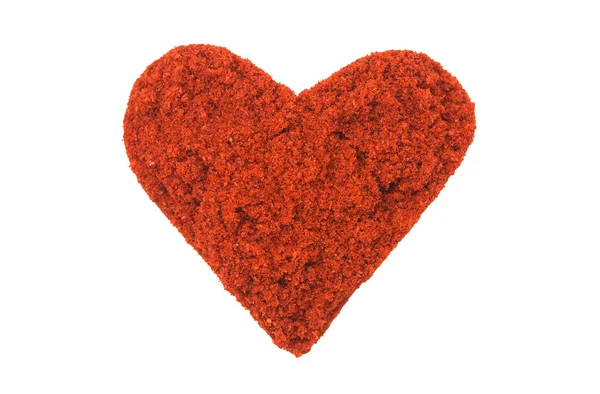 Hot chili heart — Stock Photo, Image