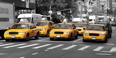 Taxis New York clipart