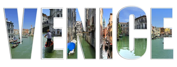 Venedig montage — Stockfoto
