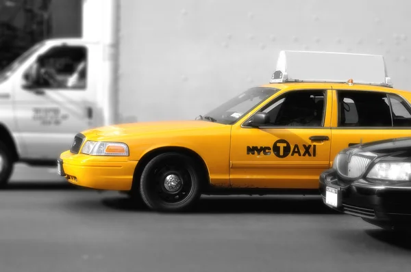 ニューヨークをタクシーします。 — ストック写真