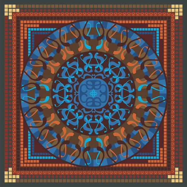 Mandala-Muster — Stockvektor