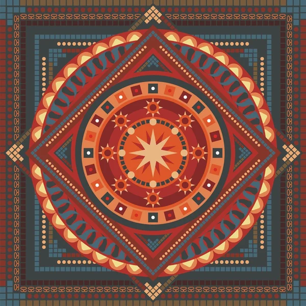 Mandala abstracto — Vector de stock