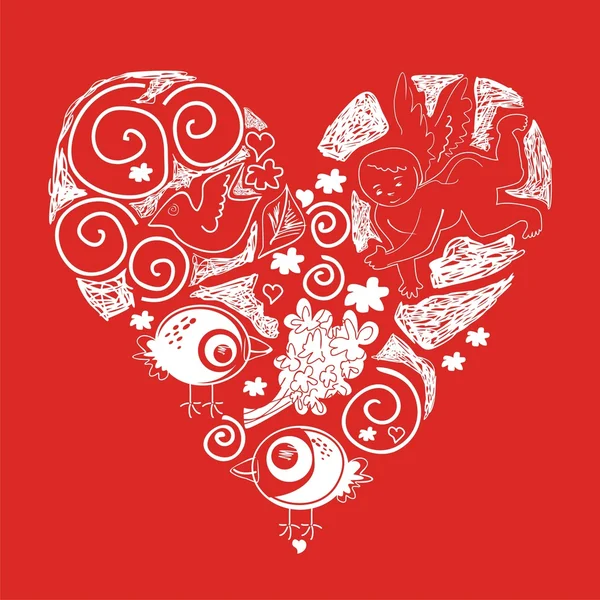 Valentine Heart — Stock Vector