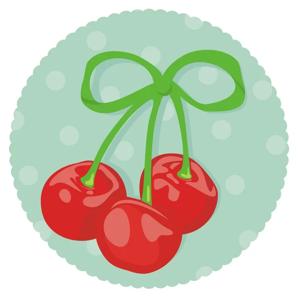 Gift Cherries — Stock Vector