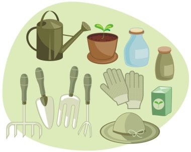 Gardening Set clipart