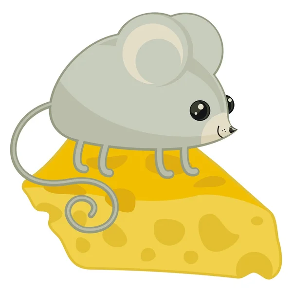 Ευτυχής ποντίκι — Διανυσματικό Αρχείο