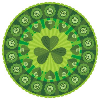 Saint Patrick Badge clipart