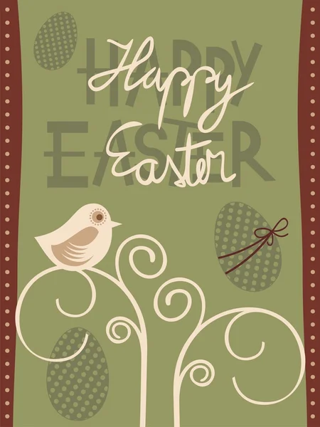 Easter Greeting Card — Stock Vector