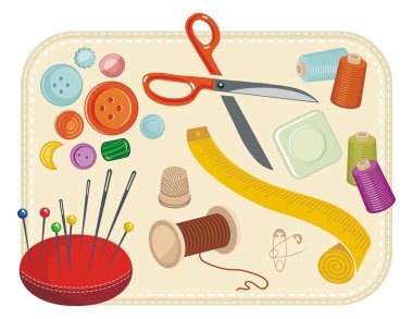 Sewing Set clipart