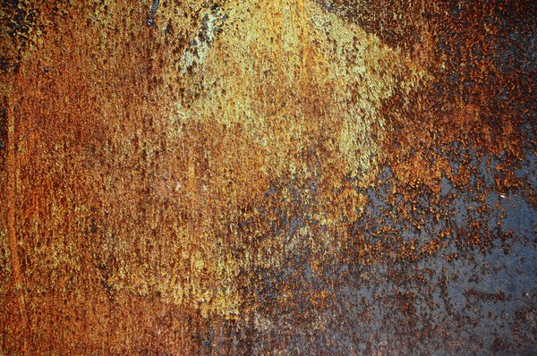 Chipped paint rusty textured metal background