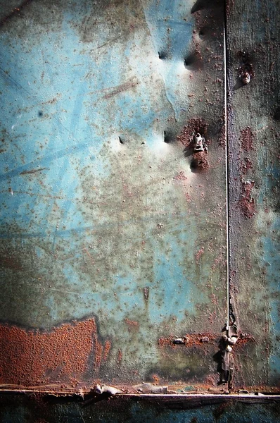 Pintura desmenuzada con textura oxidada —  Fotos de Stock