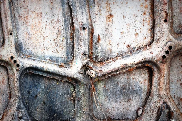 Rusty metal frame structure — Stock Photo, Image