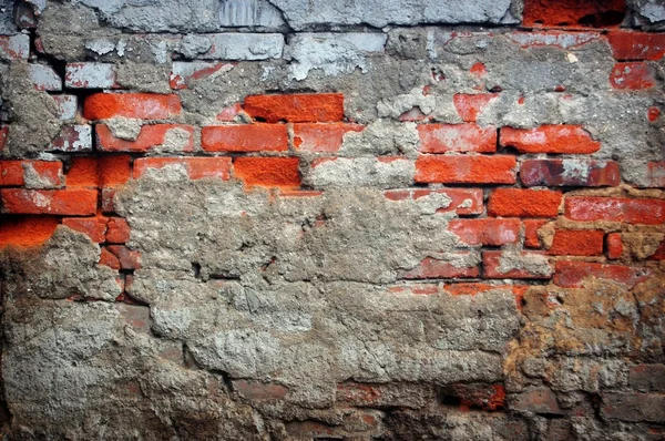 Peeled stucco brick — Stock Photo, Image