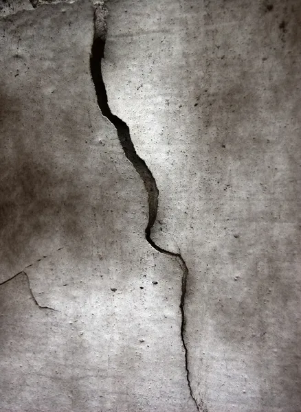 Тріщини в цементної — стокове фото