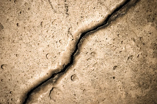Crack at cement — Stok Foto