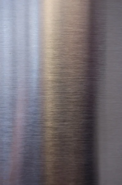 Glänzende Metalloberfläche; abstrakter industrieller Hintergrund — Stockfoto