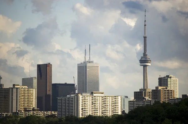 Cityline with Toronto CN Tower — Stock Photo, Image