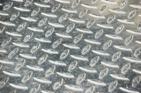 Superficie metálica Dimond; fondo industrial abstracto —  Fotos de Stock