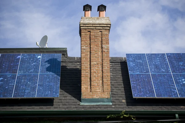 Nahaufnahme von Solarzellen — Stockfoto