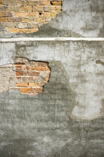 Weathered brick wall — Stock Photo, Image