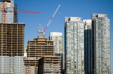 Toronto yüksek binalar inşaat