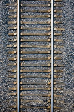 Seamless background , sleepers and rails railroad clipart