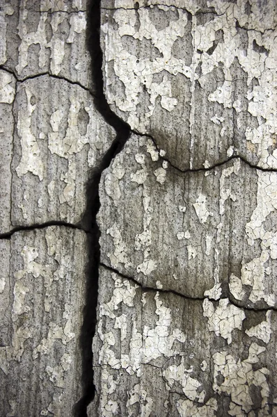 Spleet ter stenen muur; abstracte vuile grunge achtergrond — Stockfoto