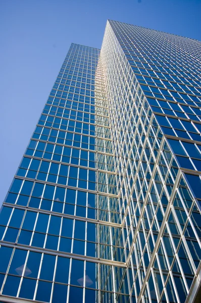 stock image Tall skyscraper against sky;