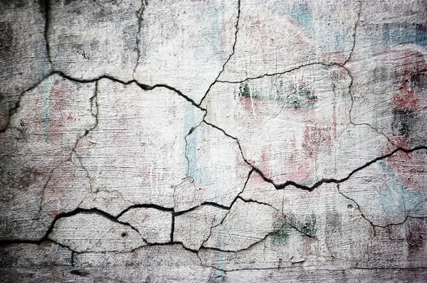 墙体开裂的灰泥 — 图库照片