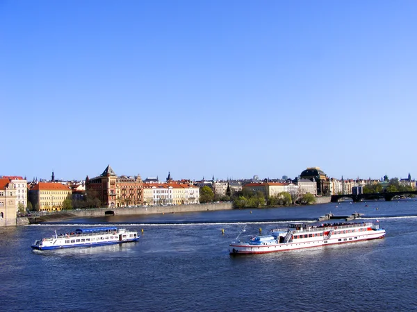 Statki w Pradze, Republika Czeska — Zdjęcie stockowe