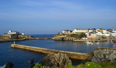 Seaport tapia, asturias, İspanya