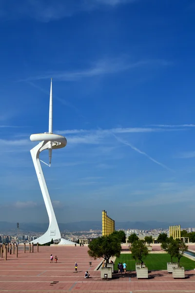 Calatrava tower - Barcelona — Stock Photo, Image