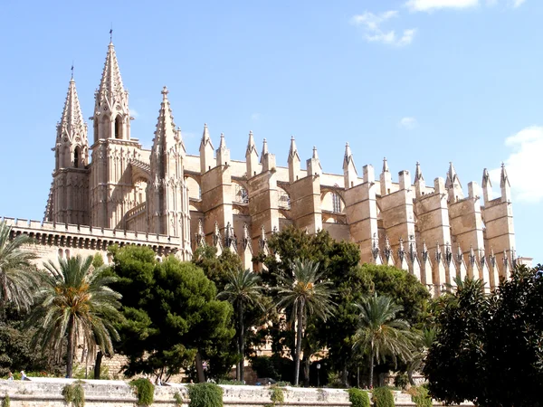 Kathedrale von Palma de Mallorca, Spanien — Stockfoto