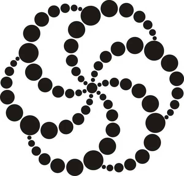 Абстрактная конструкция кругов на полях — стоковый вектор
