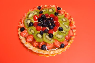 karışık meyve tart