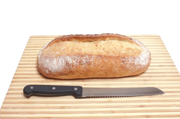 stock image Bread and knife