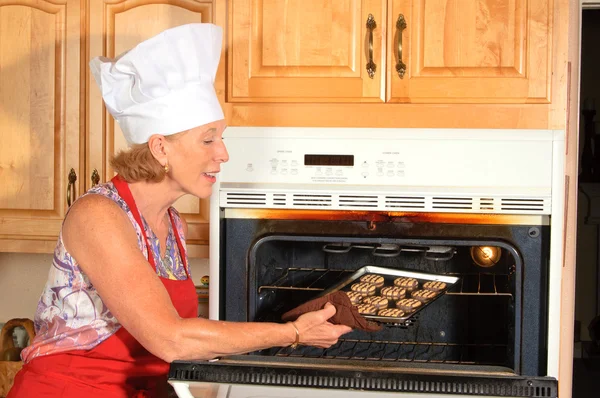 stock image Chef baking cookies